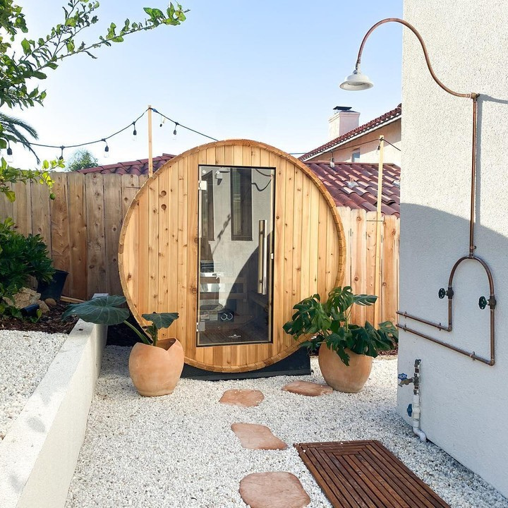 Almost Heaven Watoga 4 Person Classic Barrel Sauna - photo 1