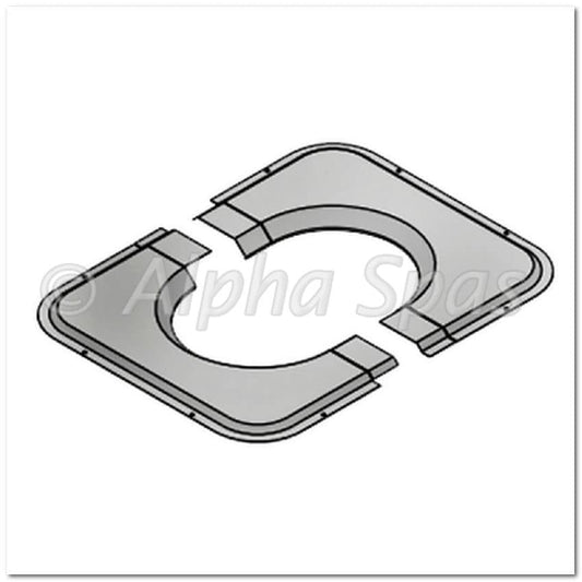 Harvia Lead-through Flange WZ020115 Stainless Steel - Finnish Sauna Builders Harvia ZSHP-711.jpg