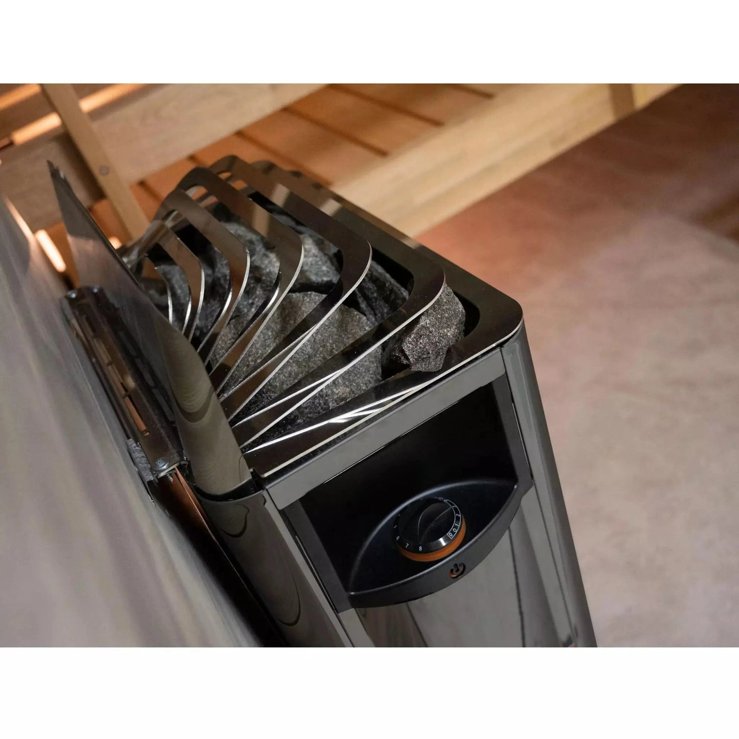 Harvia Wall Sauna Heater 8kw Stainless Steel with Built-In Controls(250-425cf) Stainless Steel,Black Stainless Steel Harvia blacksidewallheater_1024x1024_2x_jpg_83c33466-5397-431d-84ae-2cc1c65332fd.webp