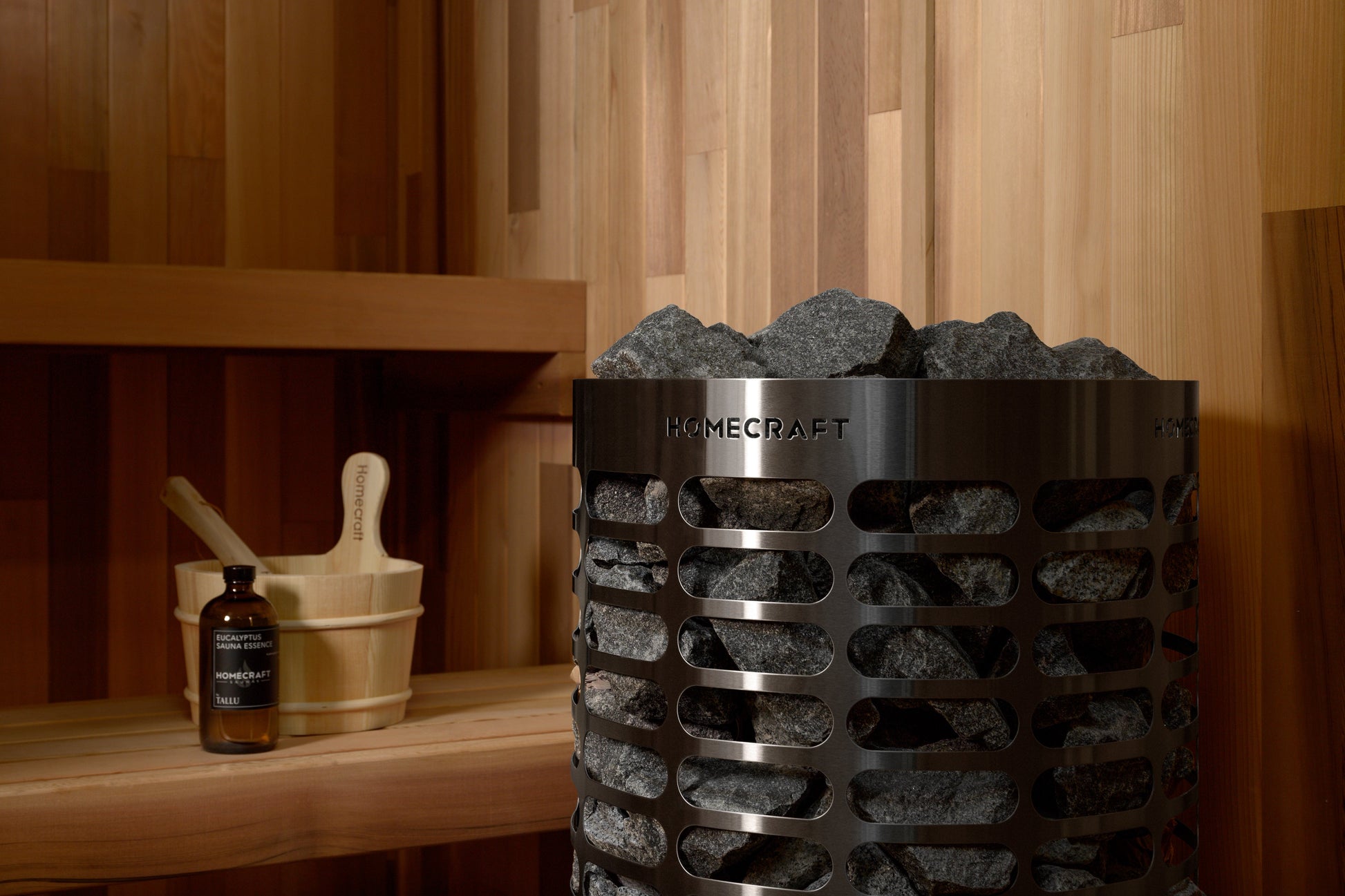 Homecraft Apex 12kW Electric Sauna Heater 240V 1-Phase / No Control / No Stones,240V 1-Phase / No Control / Stones Included,240V 1-Phase / Indoor Control + Wifi Touchpad / No Stones,240V 1-Phase / Indoor Control + Wifi Touchpad / Stones Included,240V 1-Ph