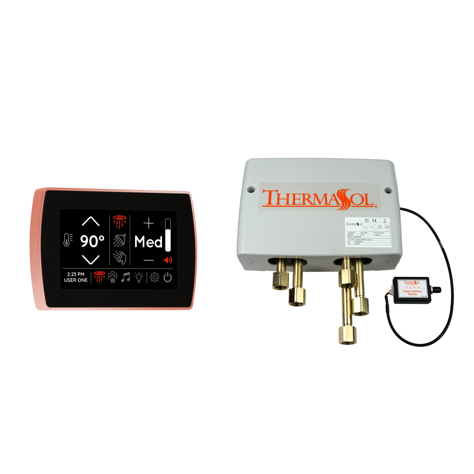 Day Spa Multi Room Steam System SignaTouch Control / Tier 3 — Digital Shower Package / Copper Thermasol dsp-sigf-cop_2c70fc99-d9ae-4081-b7da-d40e74a120b0.jpg