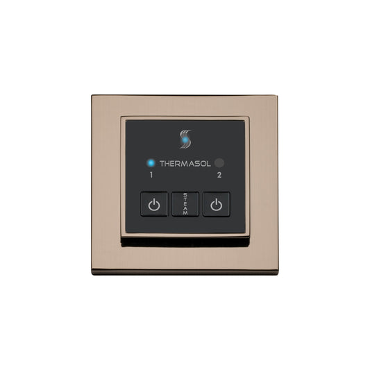 ThermaSol Easy Start Control Square in Satin Nickel Finish Satin Nickel / Square ThermaSol esm-sn.jpg