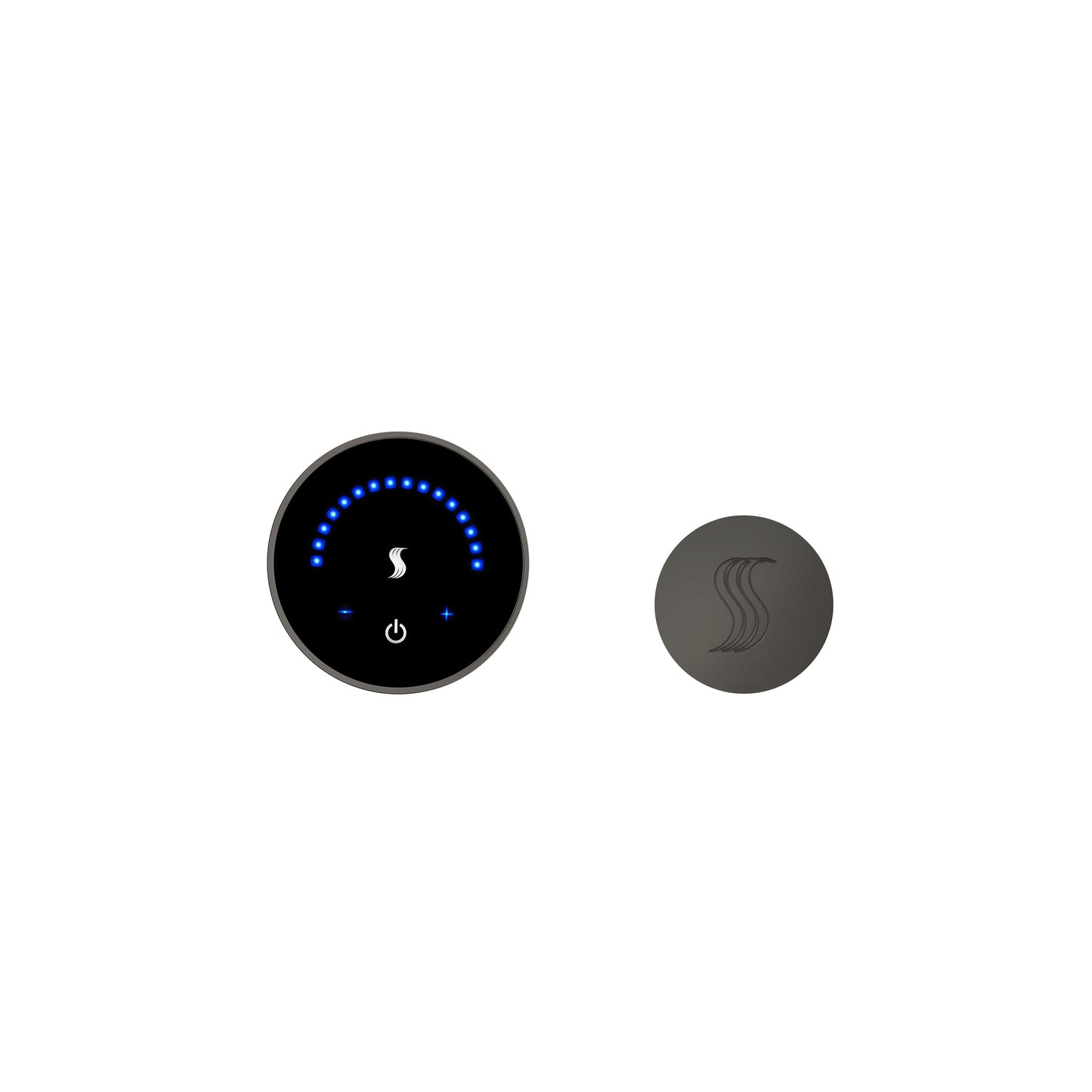 Day Spa Multi Room Steam System MicroTouch Control / Tier 2 — Control Kit (Control + Steam Head) / Black Nickel — Round Steam Head Thermasol mtc-svrd-bn_15c14cff-c170-4115-98d2-e3143d027856.jpg