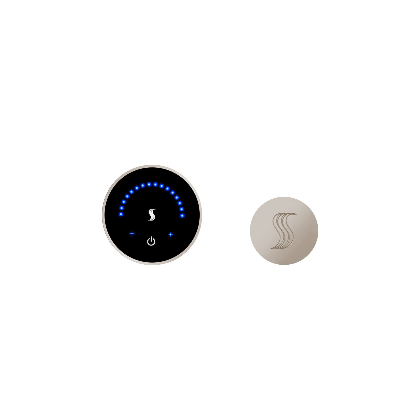 Day Spa Multi Room Steam System MicroTouch Control / Tier 2 — Control Kit (Control + Steam Head) / Polished Nickel — Round Steam Head Thermasol mtc-svrd-pn_2460def3-0af5-46c7-b0e1-b79f707148e4.jpg