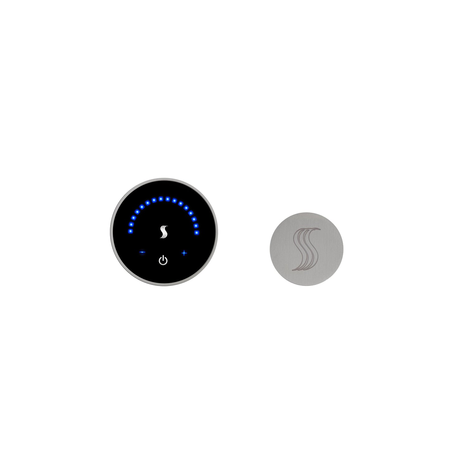 Day Spa Multi Room Steam System MicroTouch Control / Tier 2 — Control Kit (Control + Steam Head) / Satin Chrome — Round Steam Head Thermasol mtc-svrd-sc_c9c4798a-8de6-4423-b185-5e577de4727e.jpg