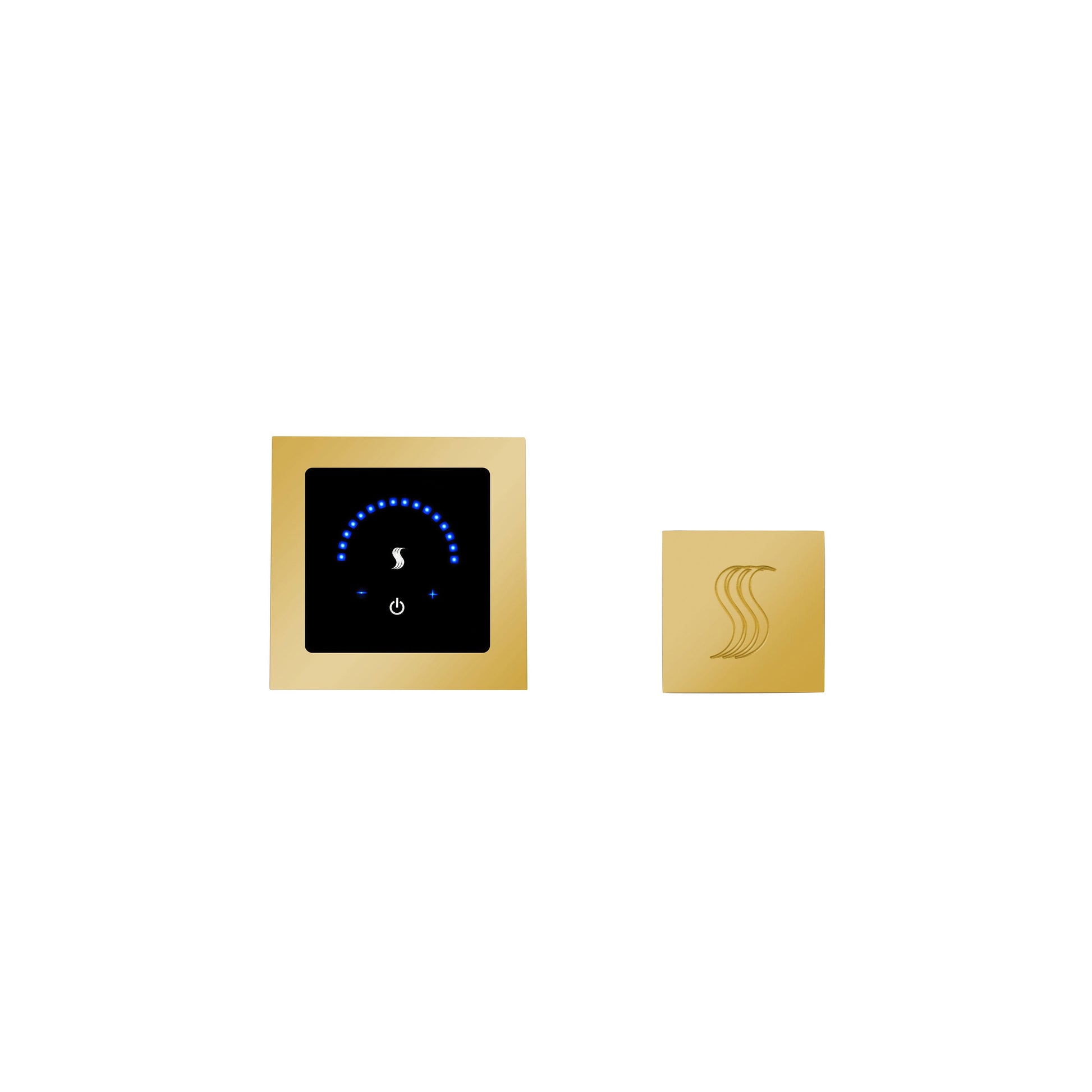 Day Spa Multi Room Steam System MicroTouch Control / Tier 2 — Control Kit (Control + Steam Head) / Polished Gold — Square Steam Head Thermasol mtmr-svsq-pg_3b03861e-f933-4ca7-a4ff-573c3950dbf3.jpg