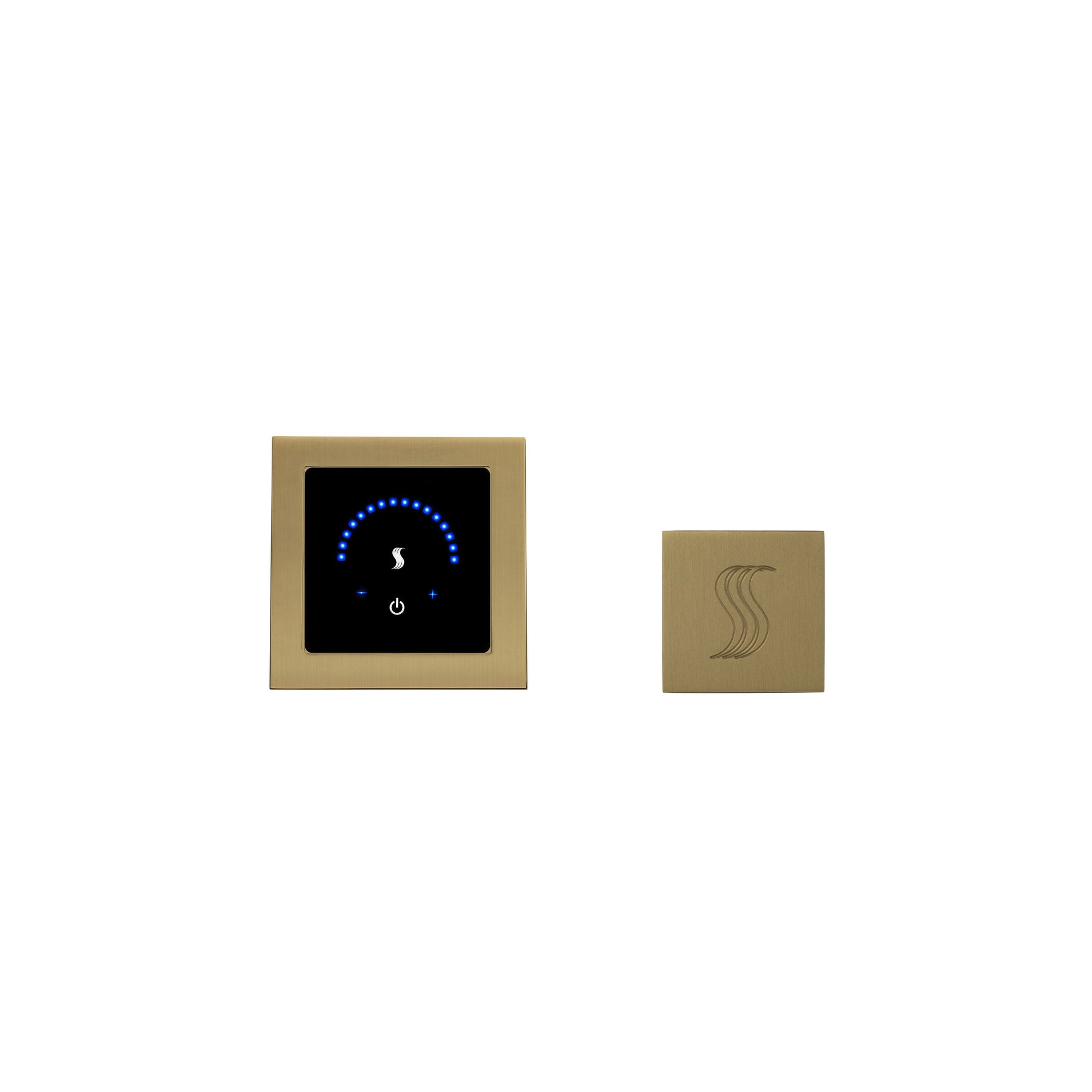 Day Spa Multi Room Steam System MicroTouch Control / Tier 2 — Control Kit (Control + Steam Head) / Satin Brass — Square Steam Head Thermasol mtmr-svsq-sb_7ae0bfdb-f28b-4a72-8bc7-c8549d6a0073.jpg