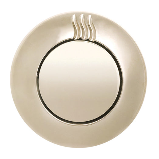 No Touch Steam Head - Round - Polished Nickel