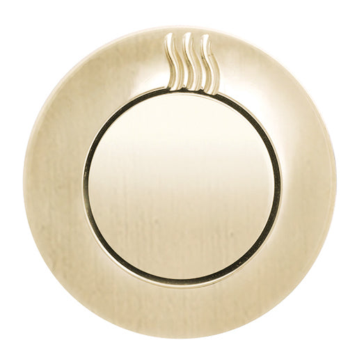 No Touch Steam Head - Round - Satin Brass