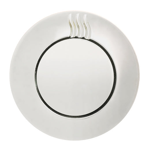 No Touch Steam Head - Round - White