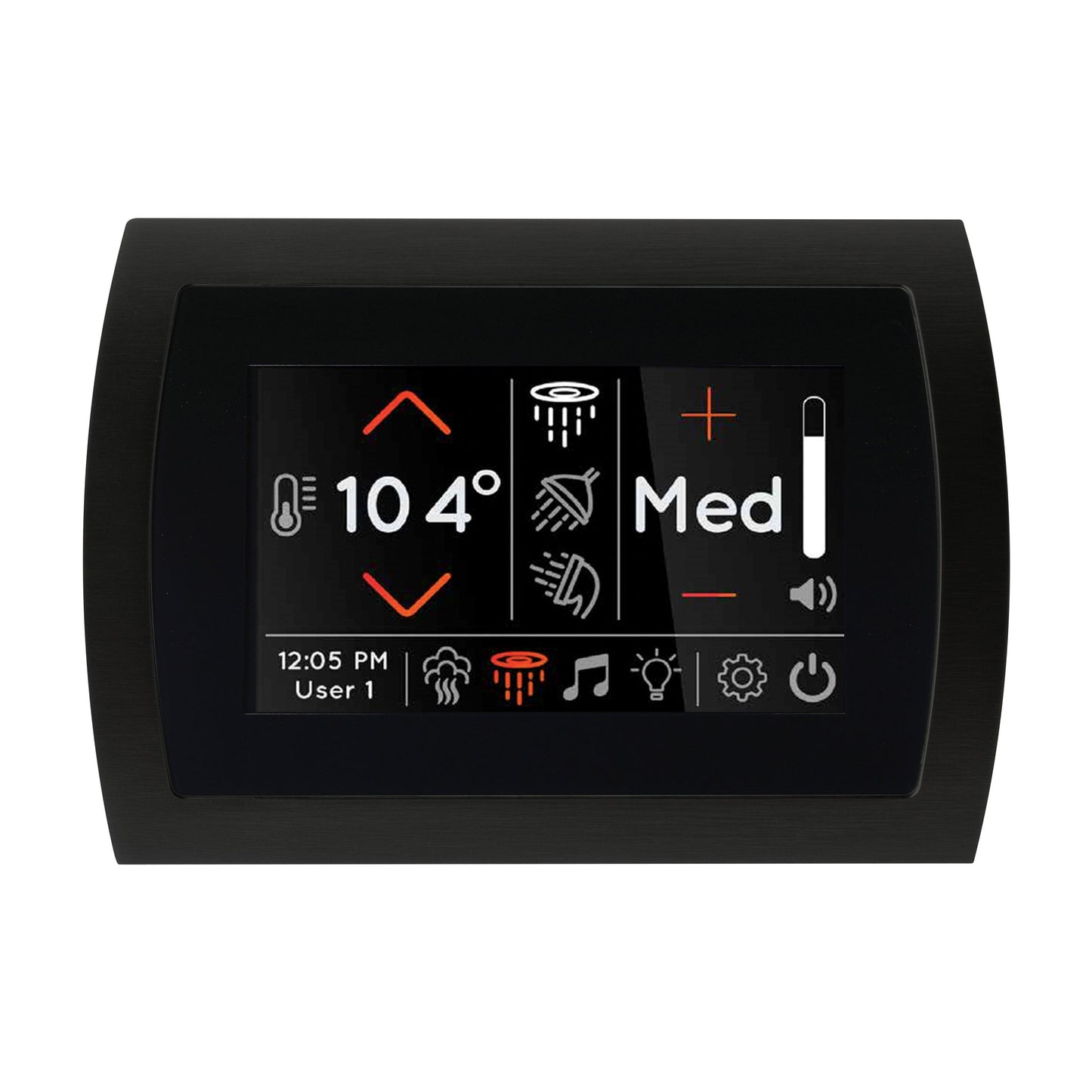SignaTouch Control - Recessed, Black Trim Black (Recessed)