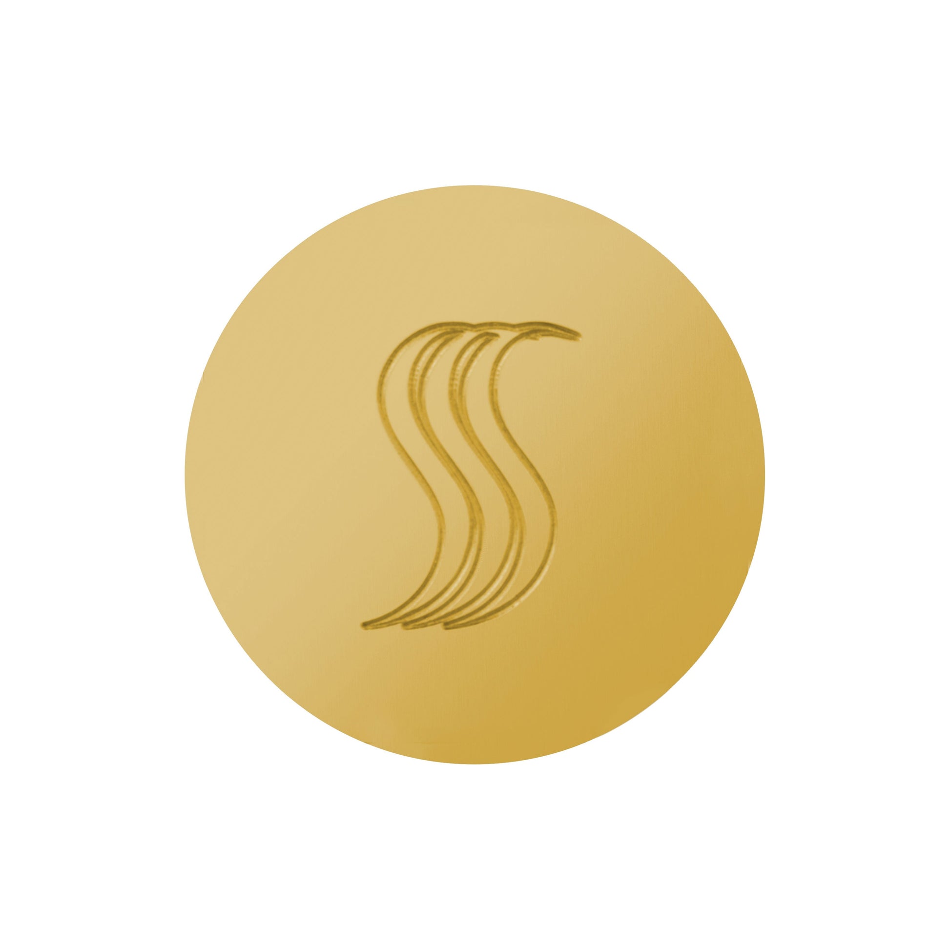 SteamVection Steam Head - Round - Polished Gold