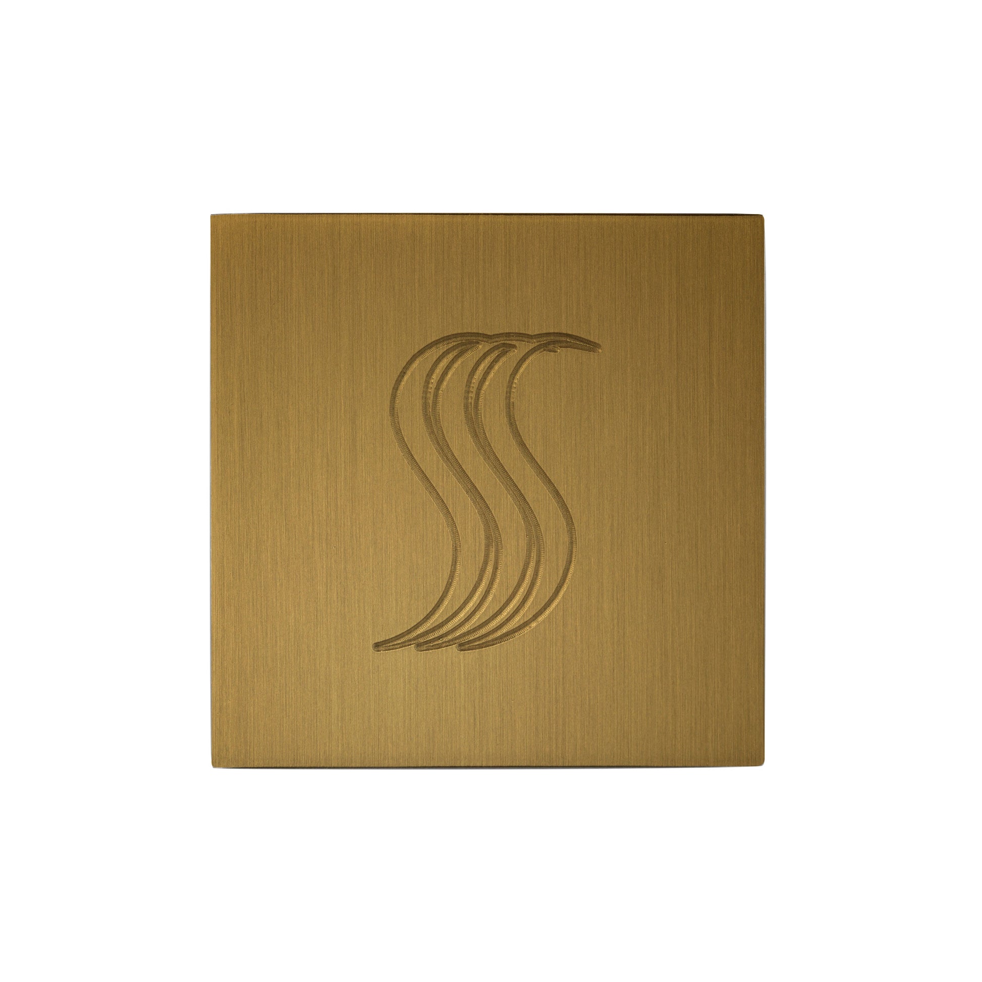 SteamVection Steam Head - Square - Antique Brass