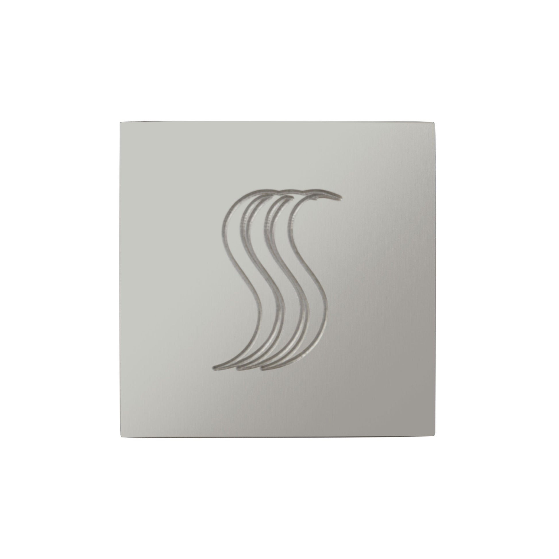 SteamVection Steam Head - Square - Polished Chrome
