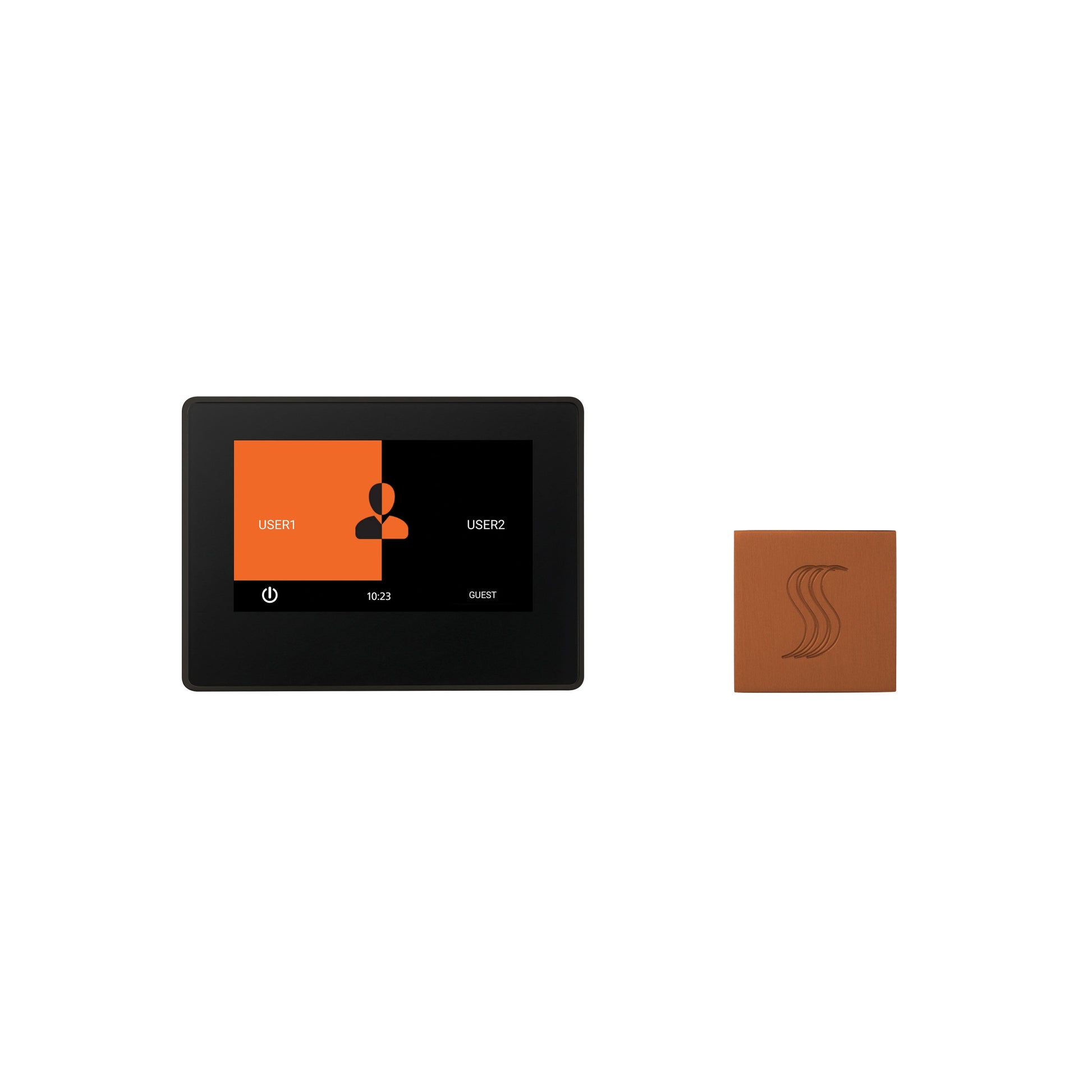 Day Spa Multi Room Steam System ThermaTouch2 7" (Black Trim) / Tier 2 — Control Kit (Control + Steam Head) / Antique Copper — Square Steam Head Thermasol tt7-svsq-acop_bf48ca44-0b8f-4473-b908-c12bcca1a072.jpg
