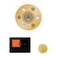 Day Spa Multi Room Steam System ThermaTouch2 7" (Black Trim) / Tier 4 — Wellness Steam Package (Serenity Rainhead) / Polished Gold — Round Rainhead Thermasol wstp7r-pg_234cf73e-fed4-4ffb-9f8d-a96c90402232.jpg