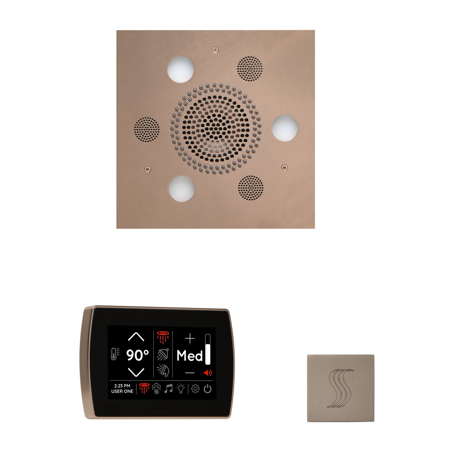 Day Spa Multi Room Steam System SignaTouch Control / Tier 4 — Wellness Steam Package (Serenity Rainhead) / Satin Nickel — Square Rainhead Thermasol wstpss-sn_b7e33bdd-3f2d-4ecf-8f6f-64a21c345a0e.jpg